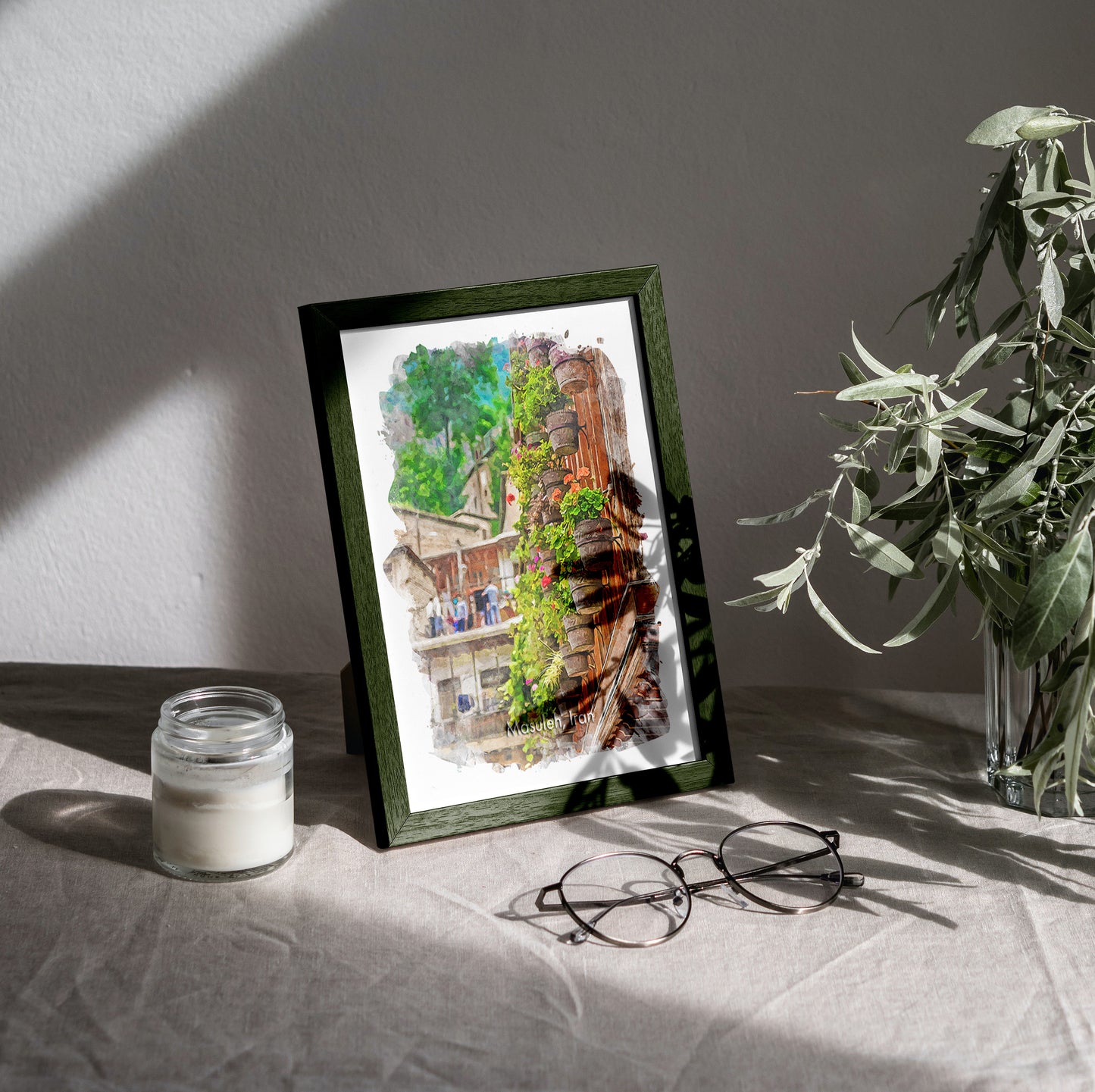 Masuleh Flower Balcony, Iran, Art Print | 8×10 | Made in Canada - PhiloPerse