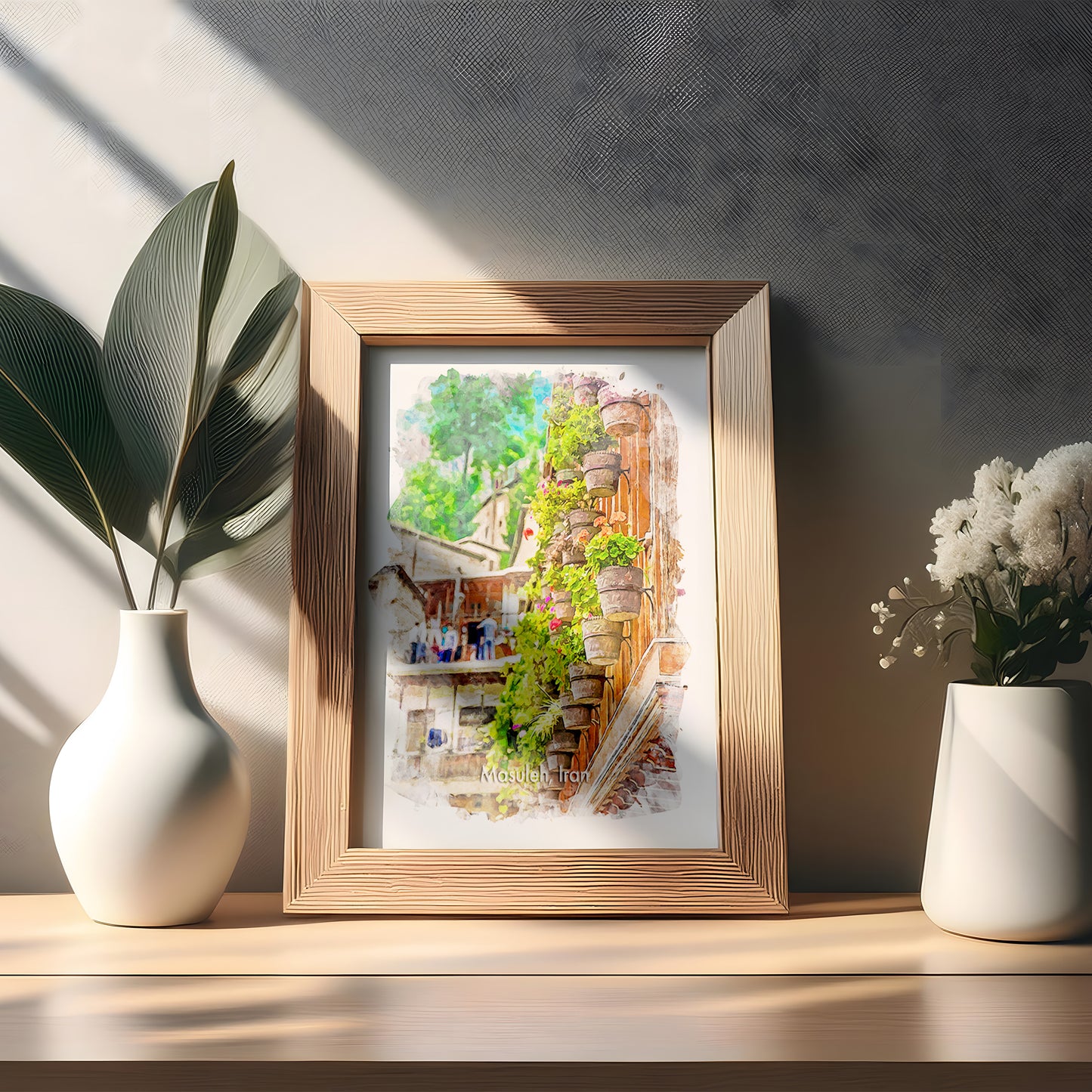 Masuleh Flower Balcony, Iran, Art Print | 8×10 | Made in Canada - PhiloPerse