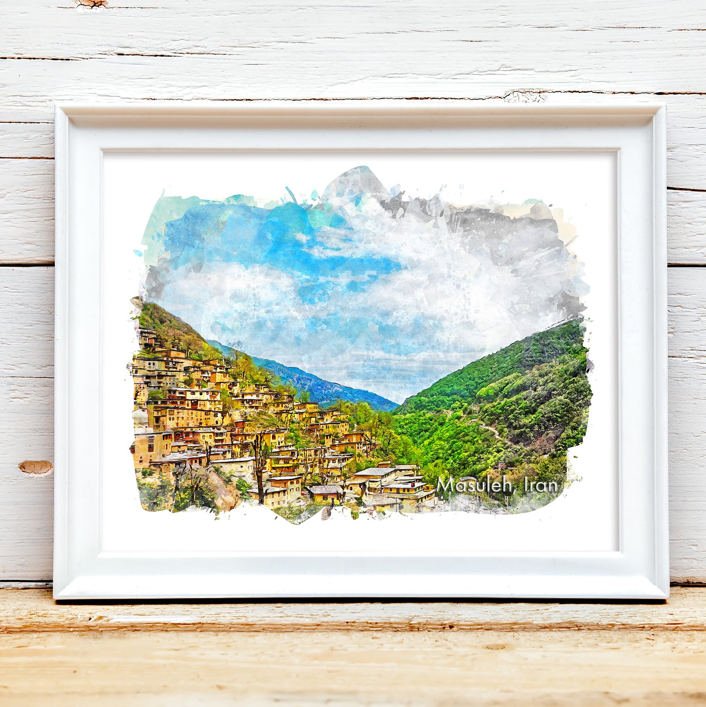 Masuleh Mountain View, Iran, Art Print | 8×10 | Made in Canada - PhiloPerse