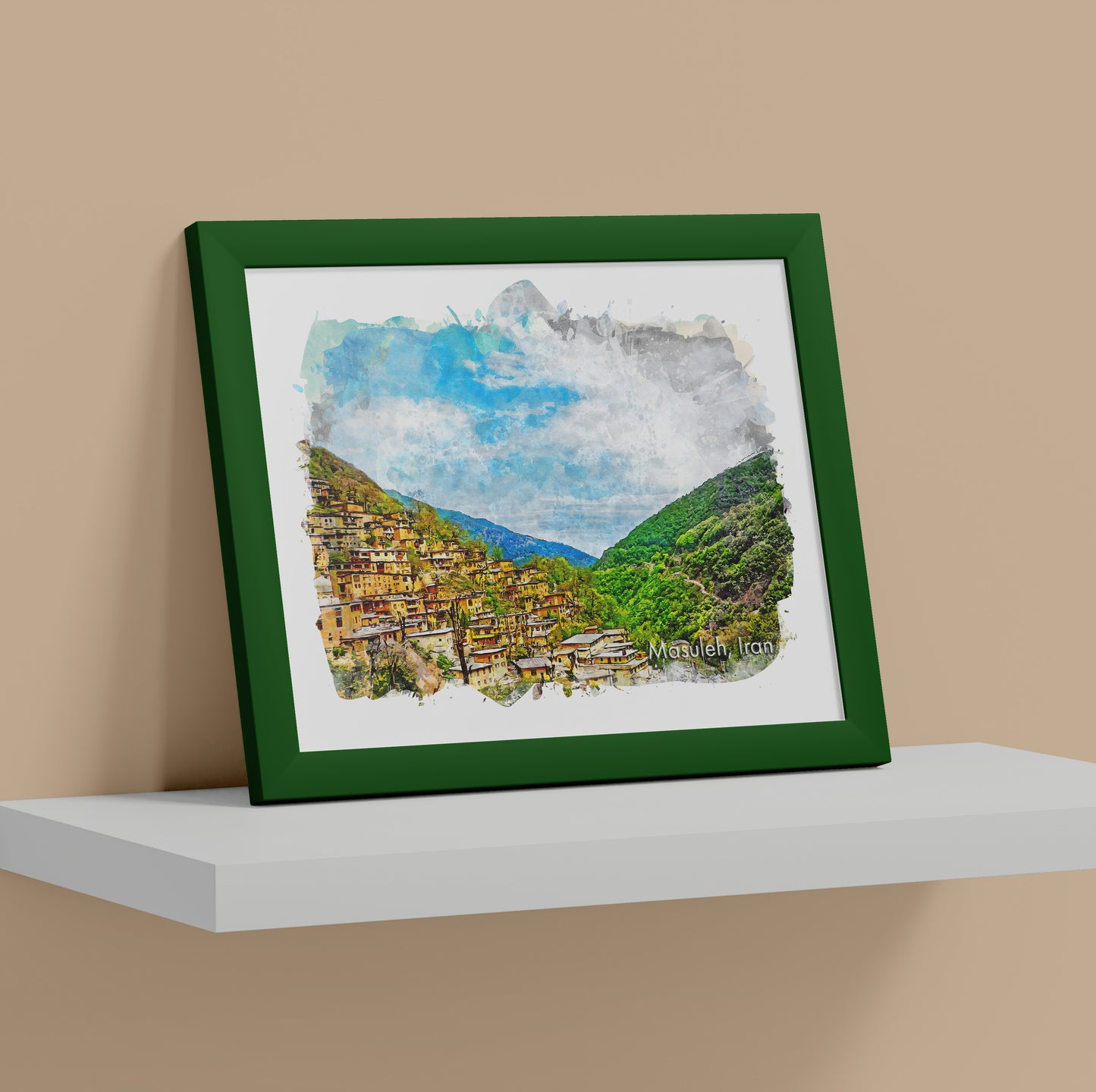 Masuleh Mountain View, Iran, Art Print | 8×10 | Made in Canada - PhiloPerse