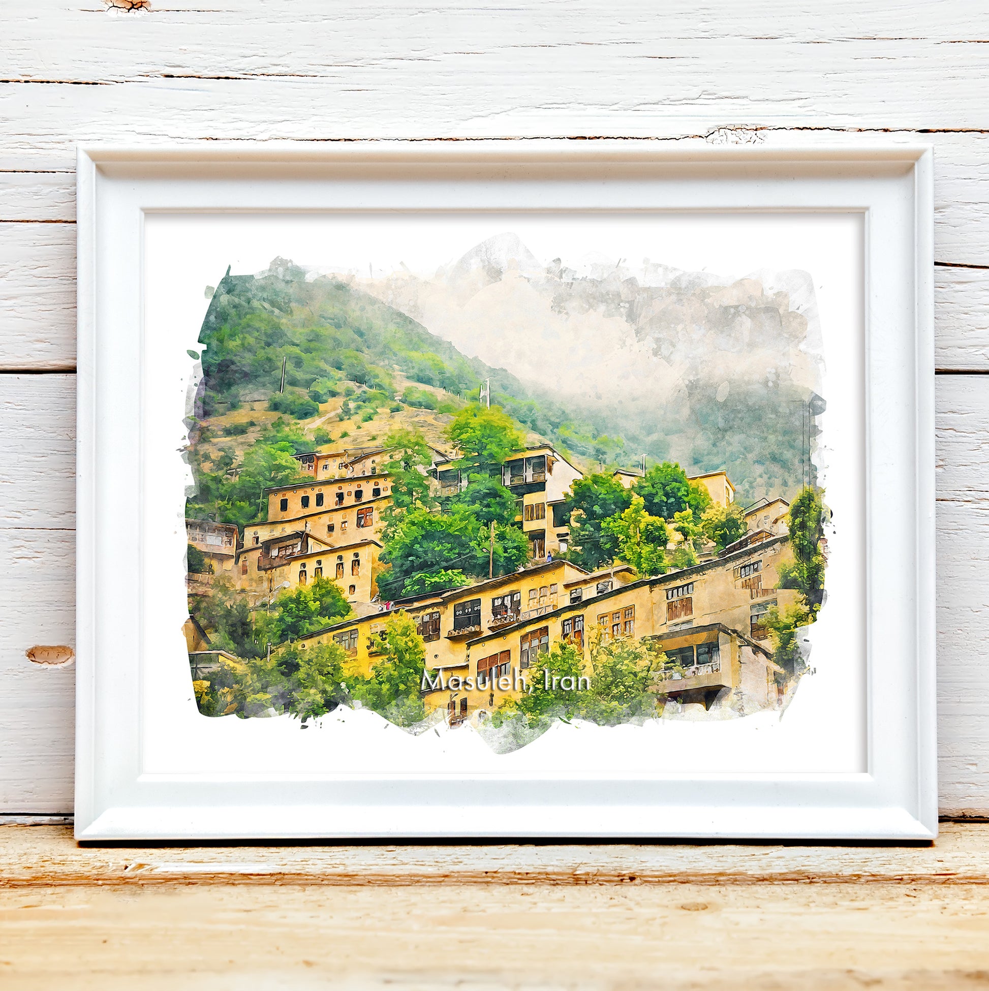 Masuleh Misty Village, Iran, Art Print | 8×10 | Made in Canada - PhiloPerse