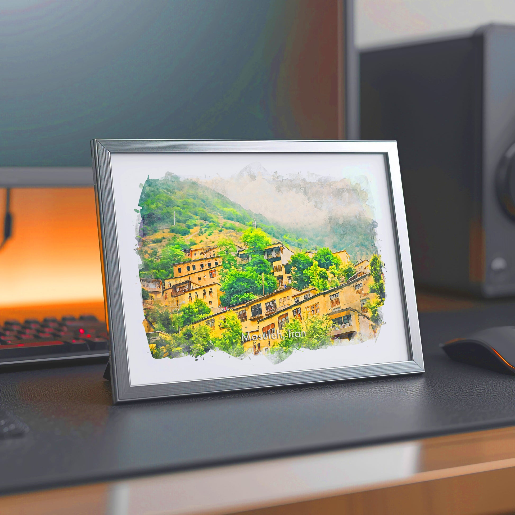Masuleh Misty Village, Iran, Art Print | 8×10 | Made in Canada - PhiloPerse