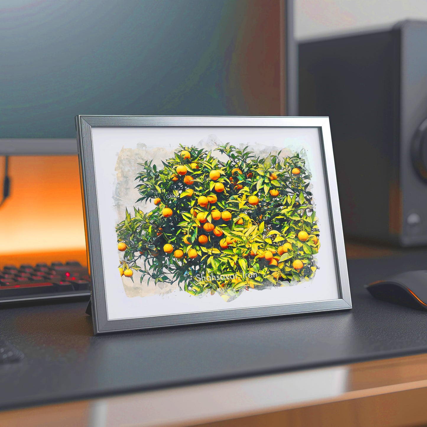 Shahsavar Orange Orchard, Iran, Art Print | 8×10 | Made in Canada - PhiloPerse