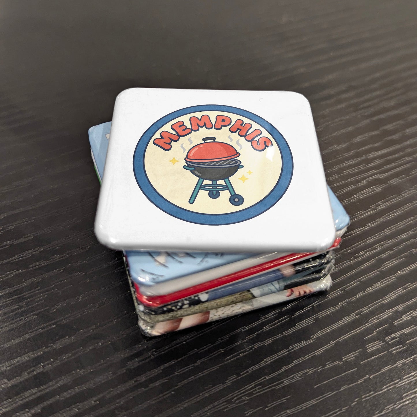 Memphis Tennessee Magnet | BBQ Capital | 2×2 | Made in Canada - PhiloPerse
