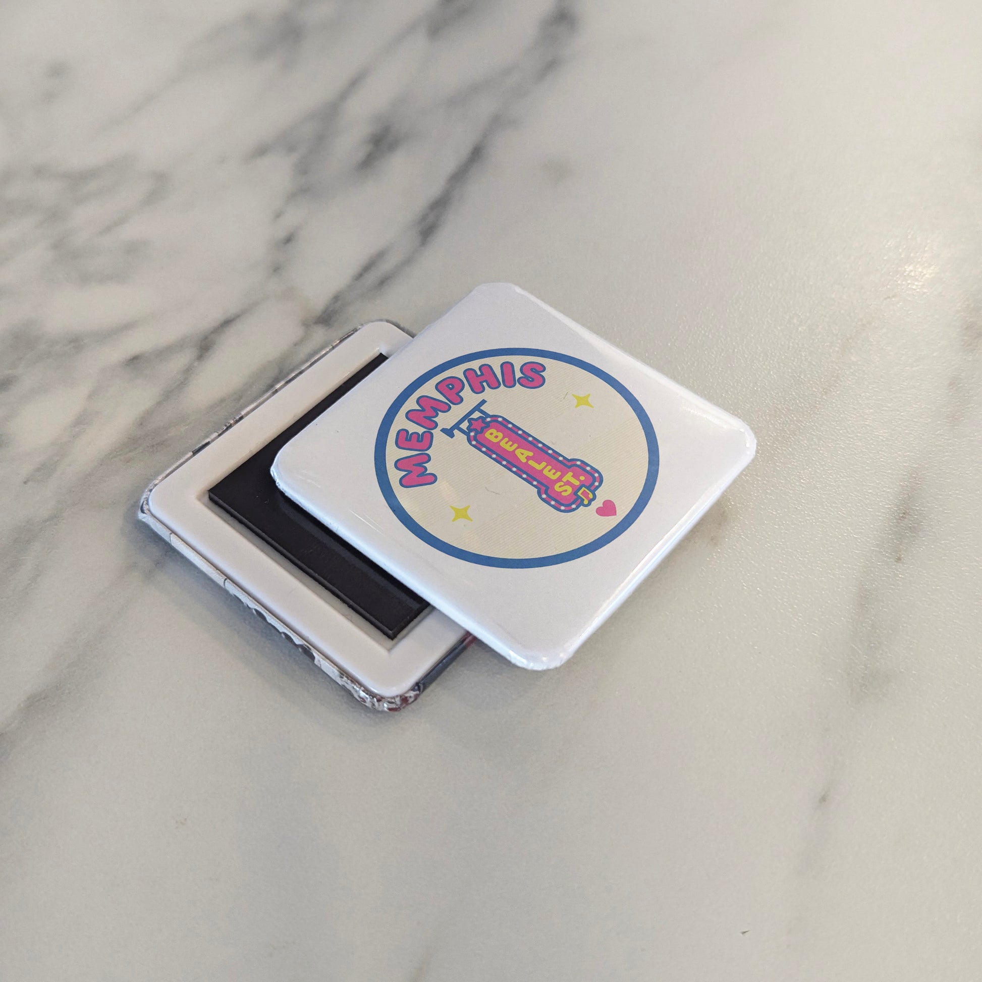 Memphis Tennessee Magnet | Beale Street | 2×2 | Made in Canada - PhiloPerse