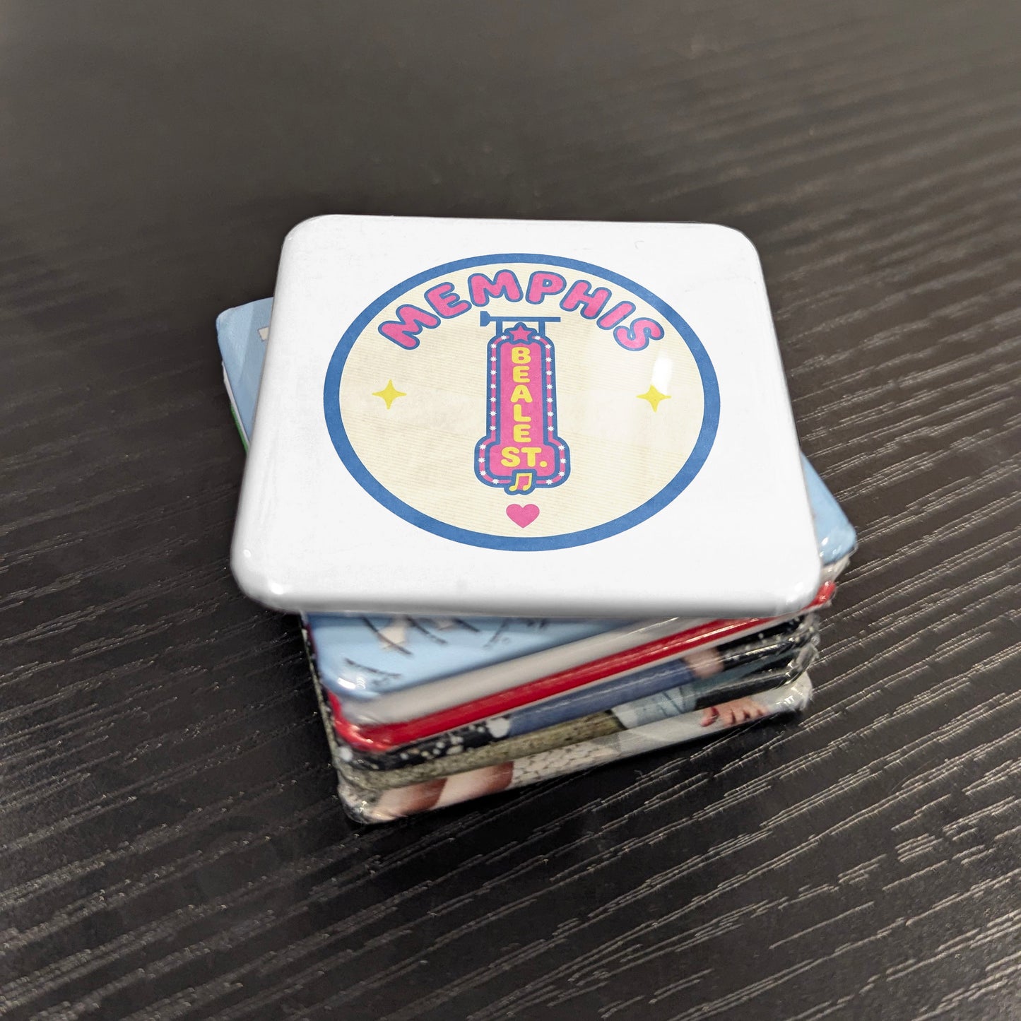 Memphis Tennessee Magnet | Beale Street | 2×2 | Made in Canada - PhiloPerse