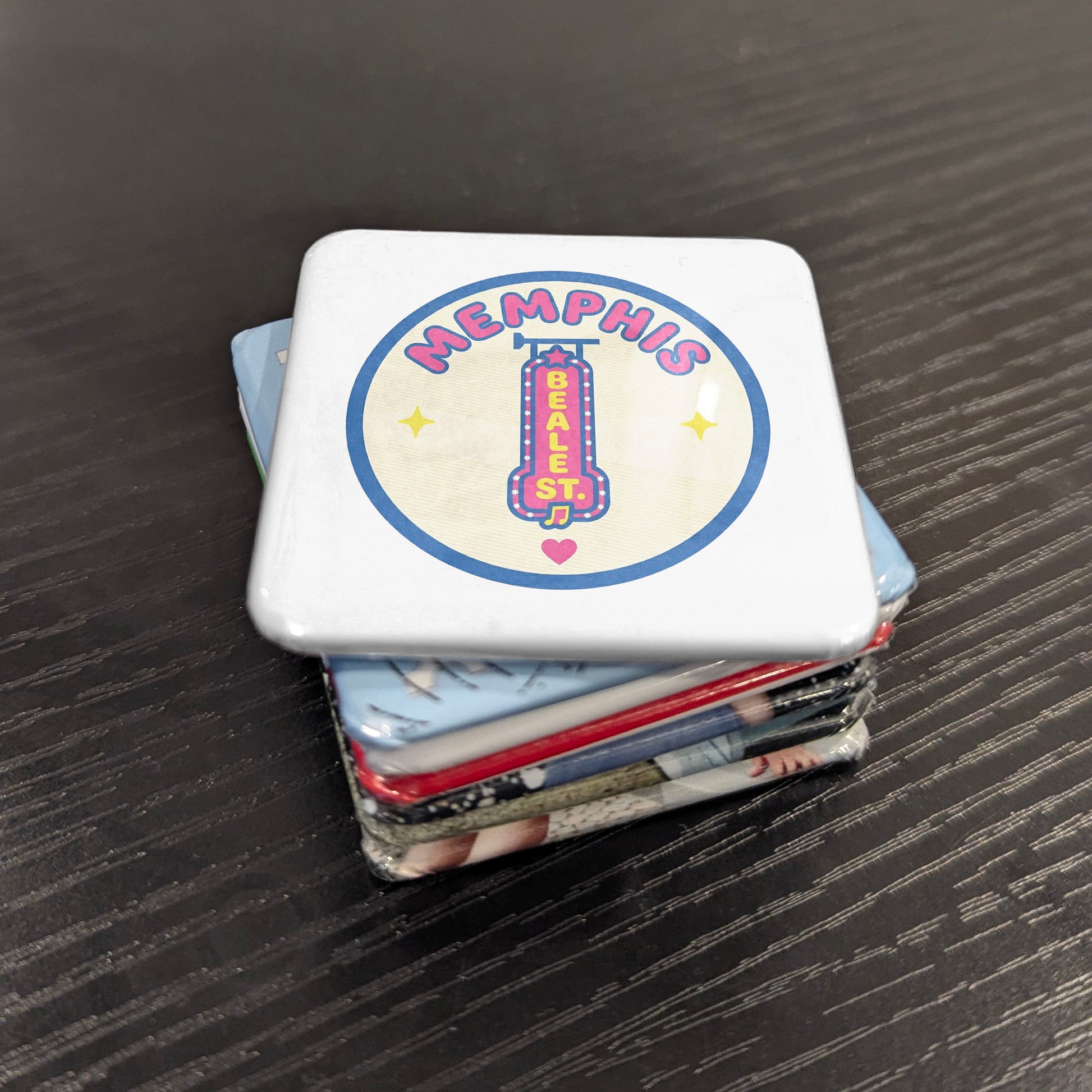 Memphis Tennessee Magnet | Beale Street | 2×2 | Made in Canada - PhiloPerse