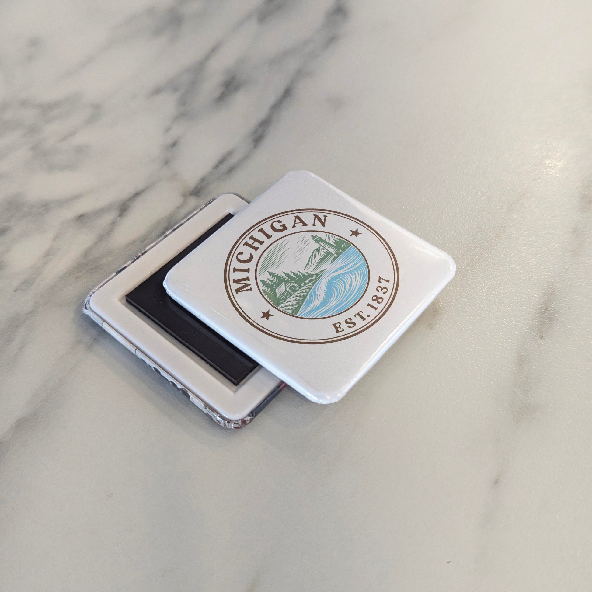 Michigan Magnet | The Great Lakes State | 2×2 | Made in Canada - PhiloPerse