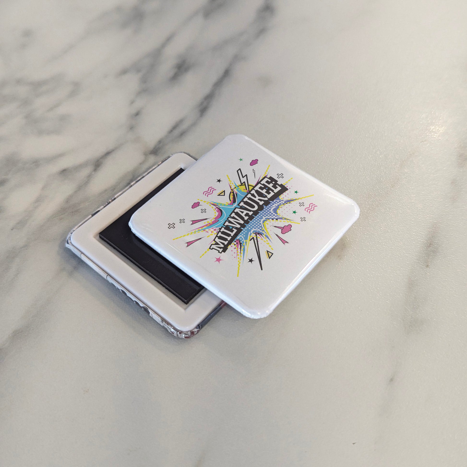 Milwaukee Wisconsin Magnet | Brew City | 2×2 | Made in Canada - PhiloPerse