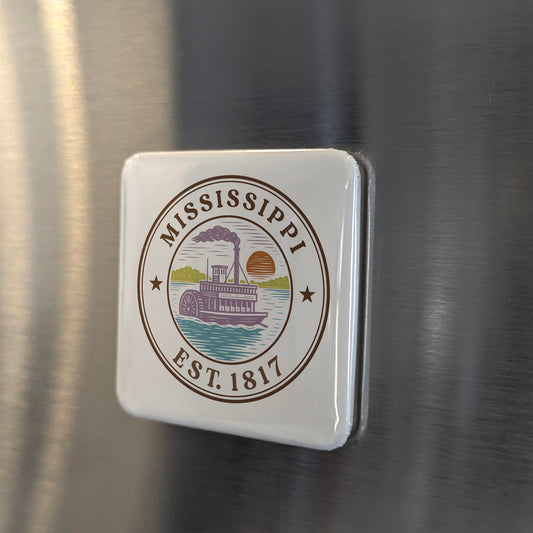 Mississippi Magnet | The Magnolia State | 2×2 | Made in Canada - PhiloPerse