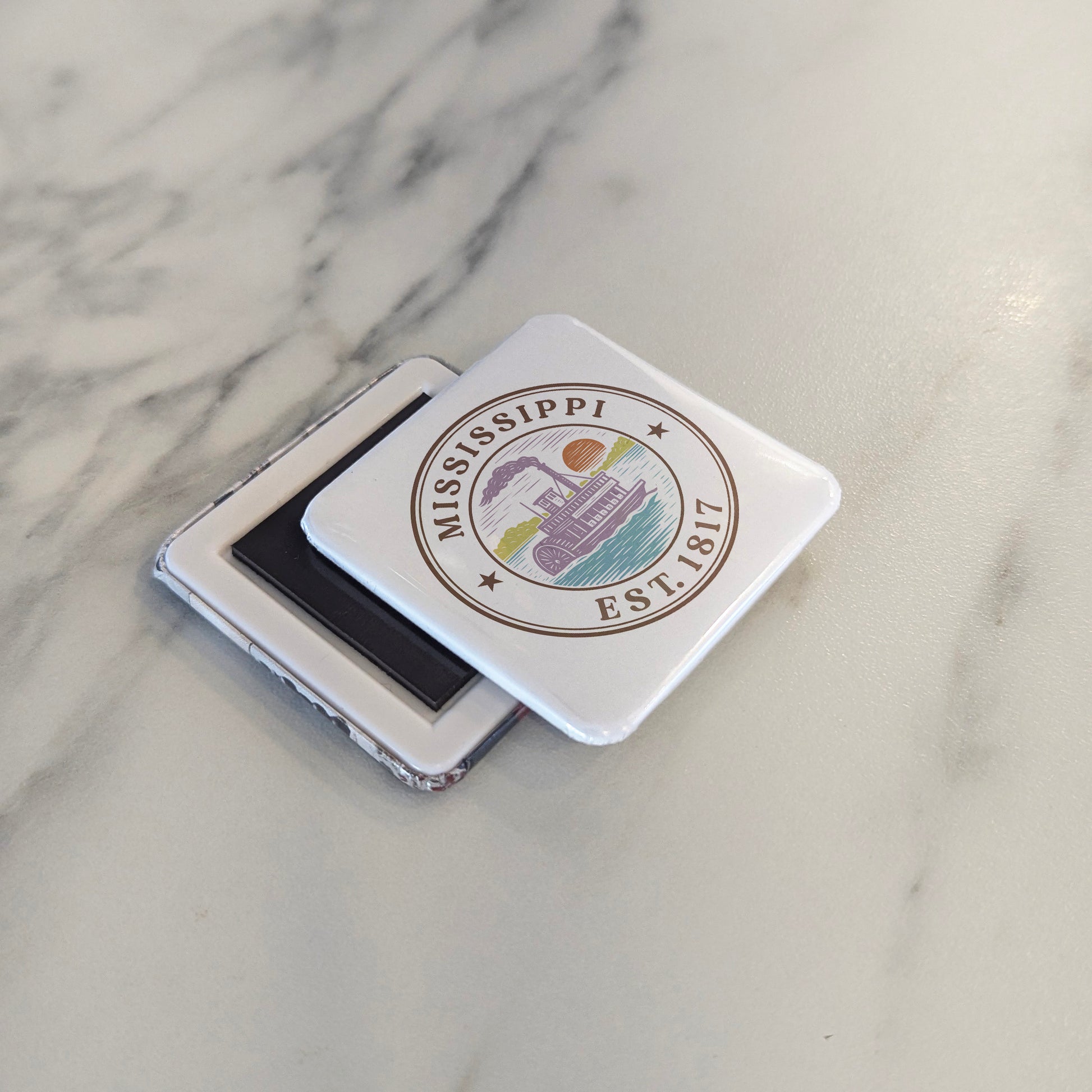 Mississippi Magnet | The Magnolia State | 2×2 | Made in Canada - PhiloPerse