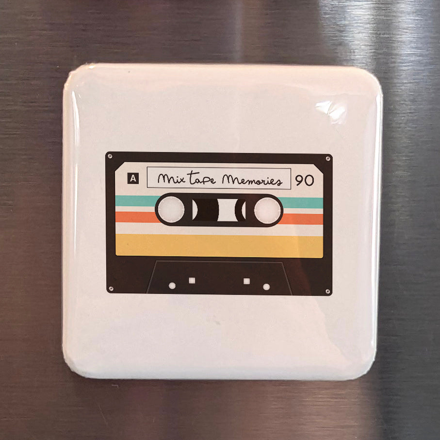 Mix Tape Memories Fridge Magnet - PhiloPerse