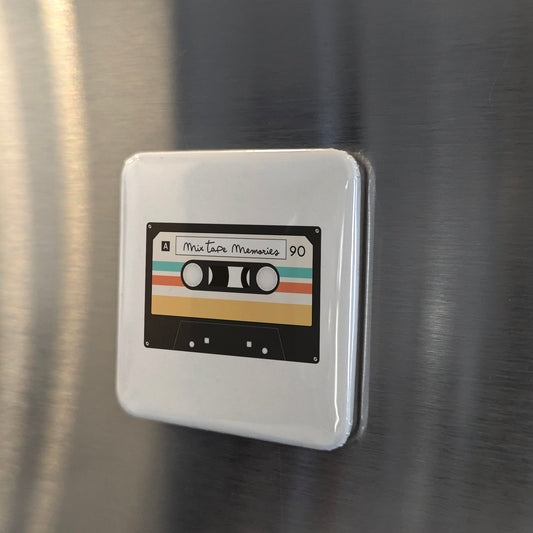 Mix Tape Memories Fridge Magnet - PhiloPerse