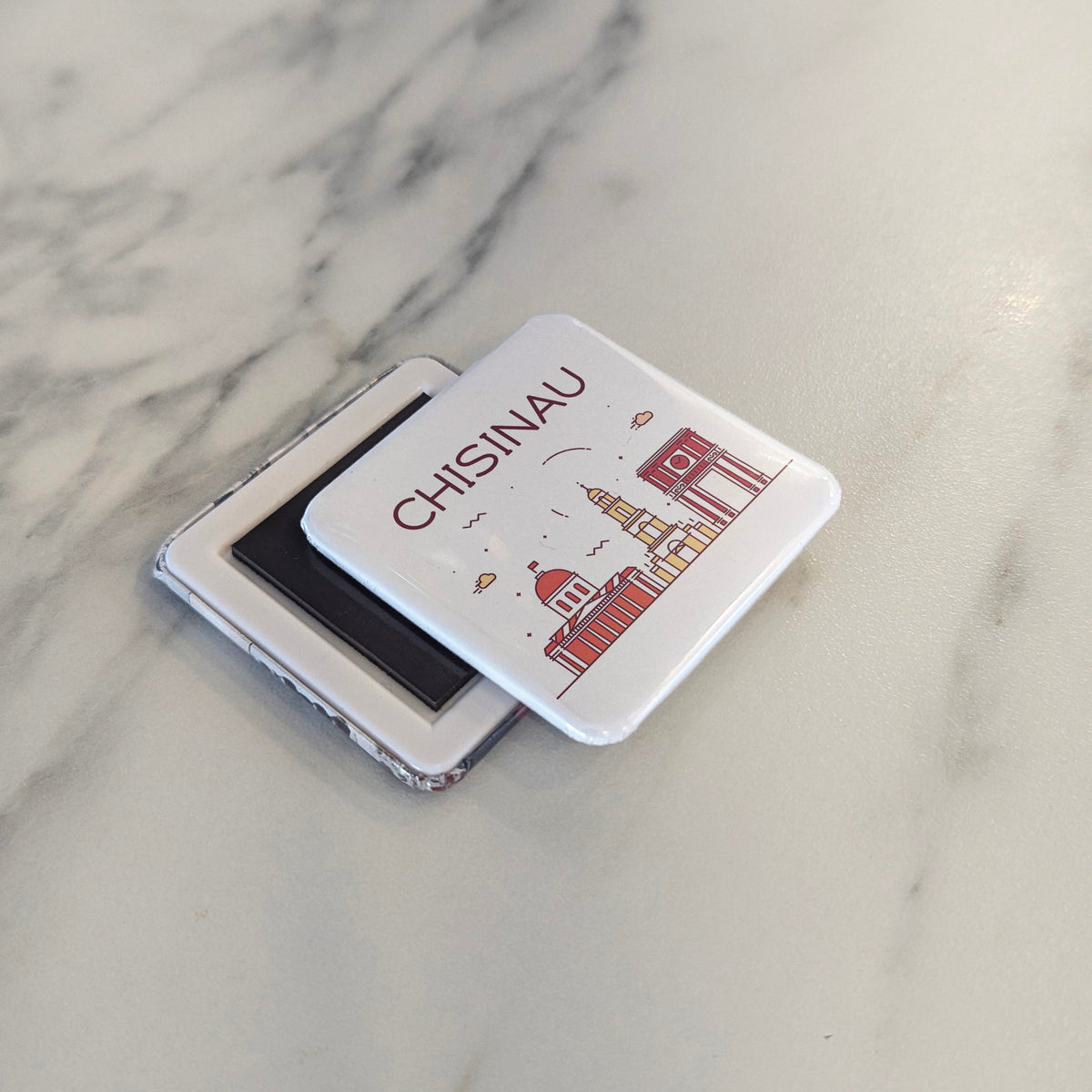 Chisinau Moldova Magnet | Green City of the Steppes and Heart of the Moldovan Wine Country | 2x2 | Made in Canada