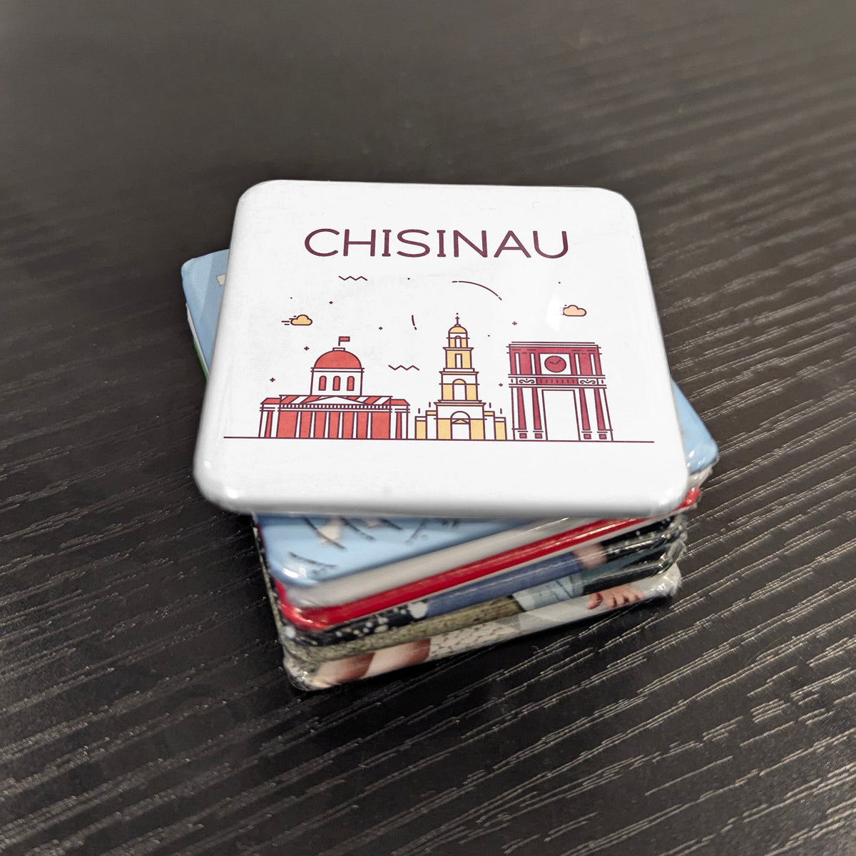 Chisinau Moldova Magnet | Green City of the Steppes and Heart of the Moldovan Wine Country | 2x2 | Made in Canada