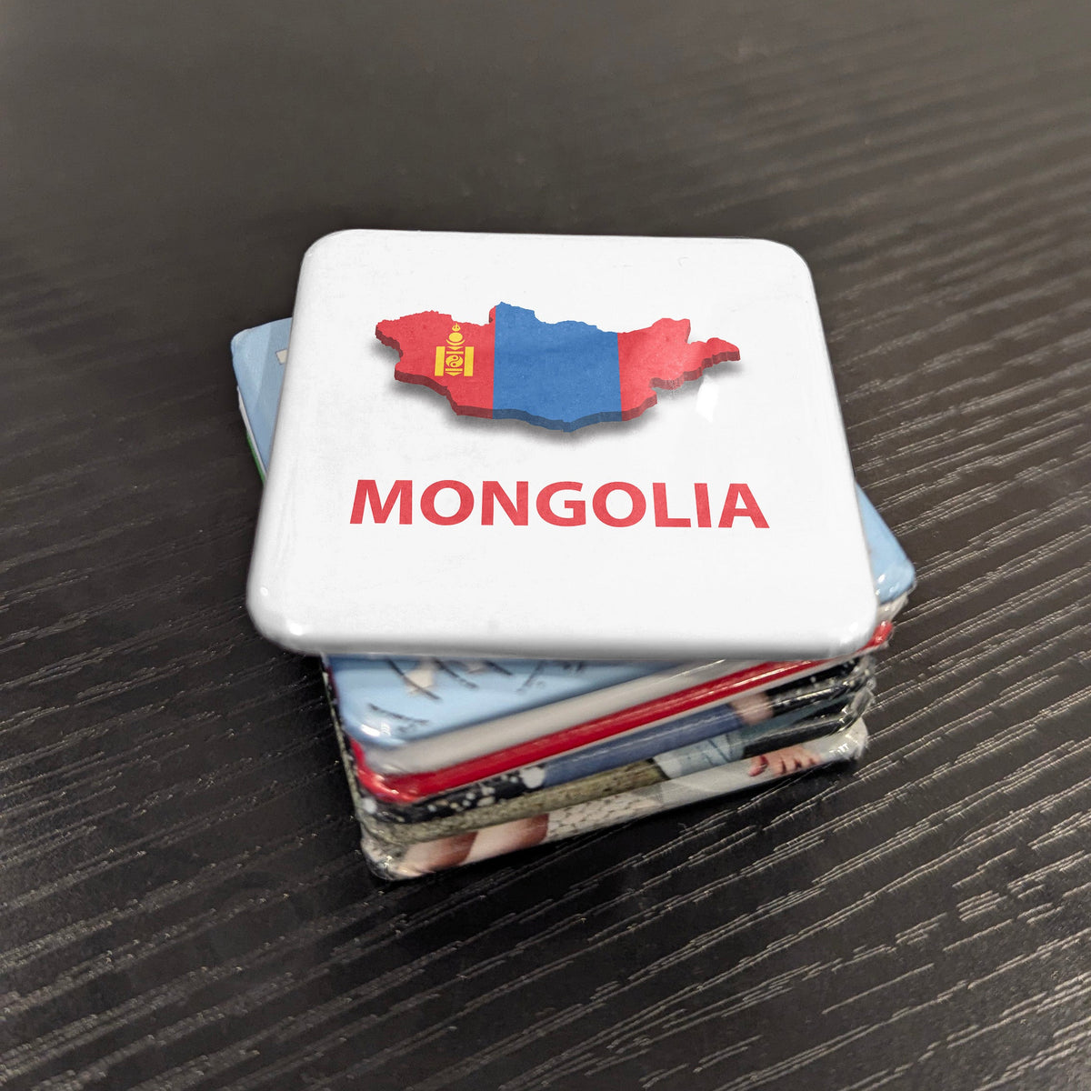 Mongolia Asia Magnet | Land of the Eternal Blue Sky and the Great Steppe | 2x2 | Made in Canada