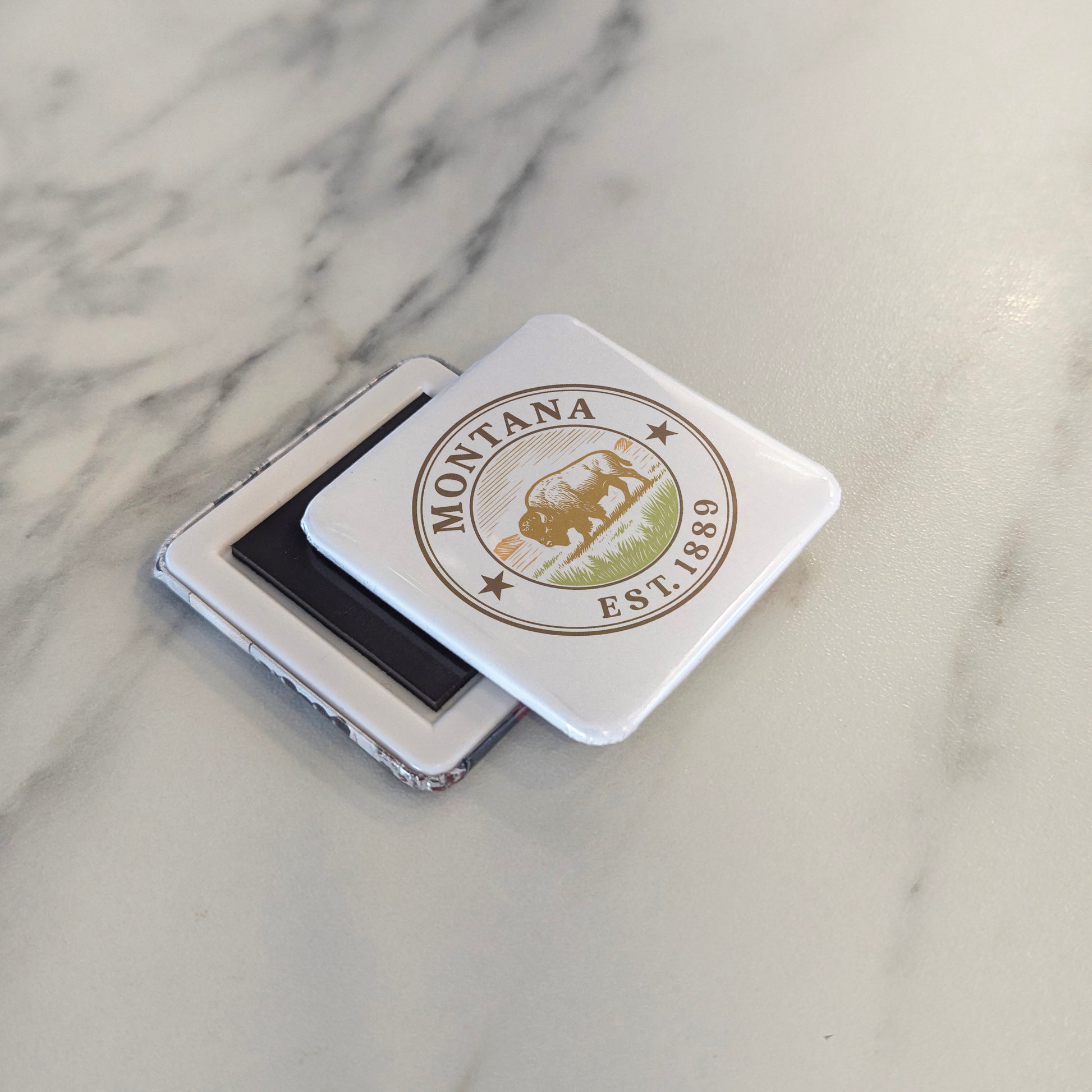 Montana Magnet | The Treasure State | 2×2 | Made in Canada - PhiloPerse
