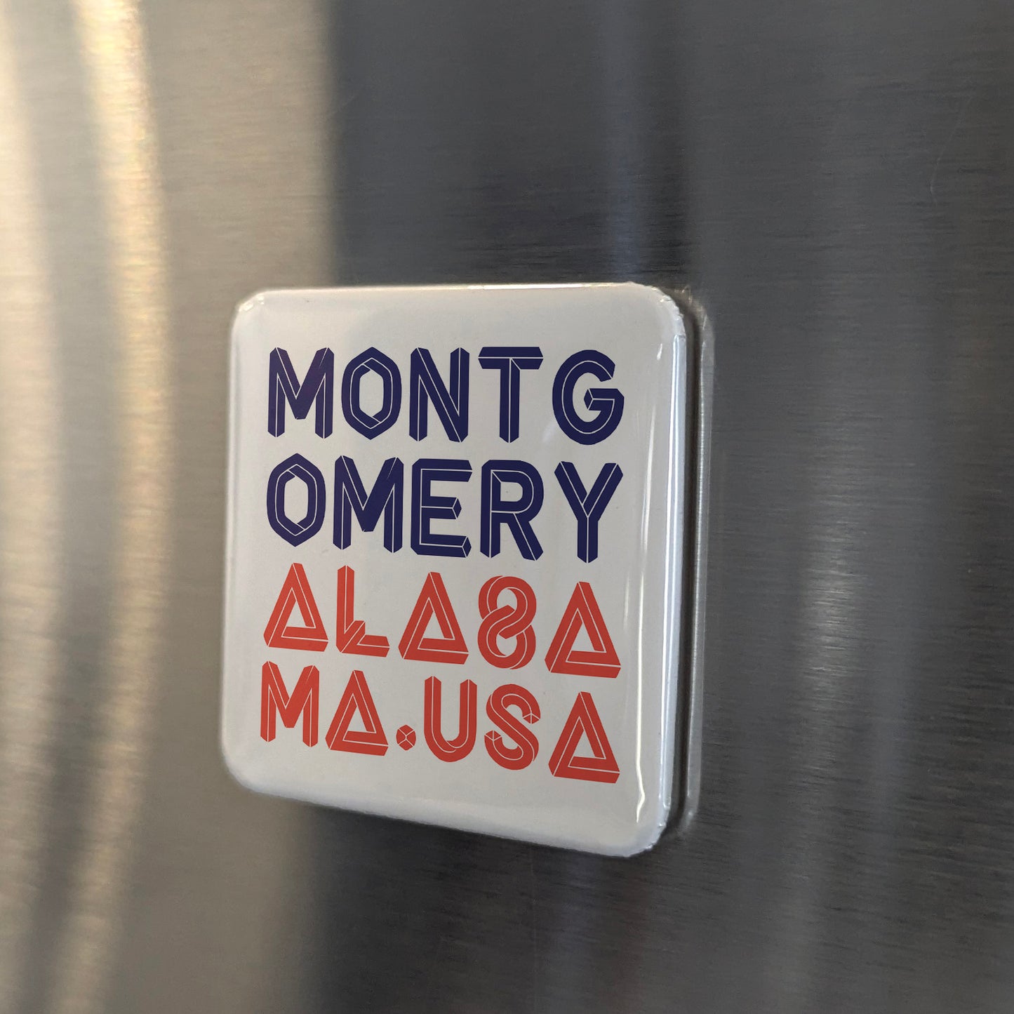 Montgomery Alabama Magnet | Cradle of the Confederacy | 2x2 | Made in Canada