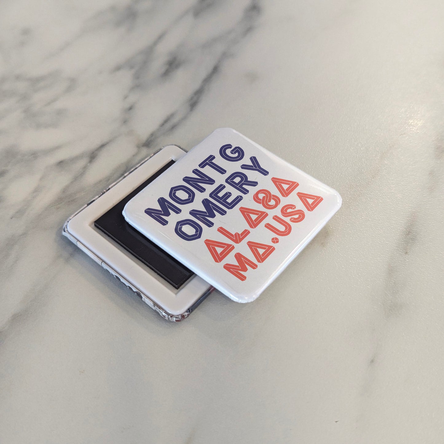 Montgomery Alabama Magnet | Cradle of the Confederacy | 2x2 | Made in Canada
