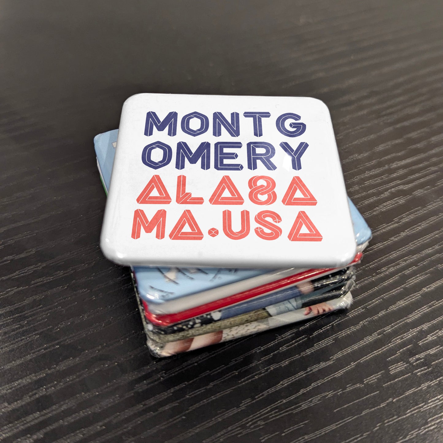 Montgomery Alabama Magnet | Cradle of the Confederacy | 2x2 | Made in Canada