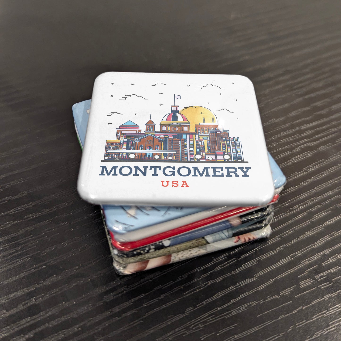 Montgomery Alabama Magnet | Capitol City | 2×2 | Made in Canada - PhiloPerse