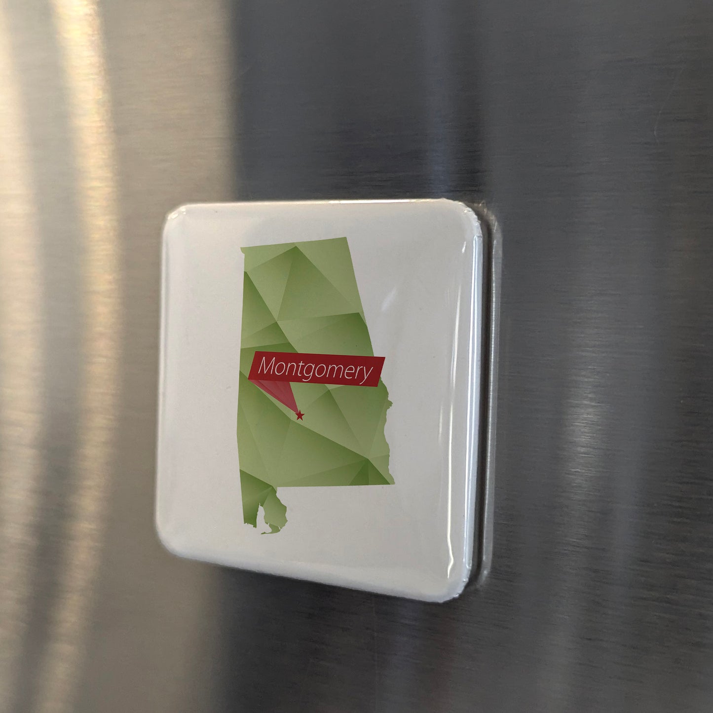 Montgomery Alabama Magnet | River Region | 2×2 | Made in Canada - PhiloPerse