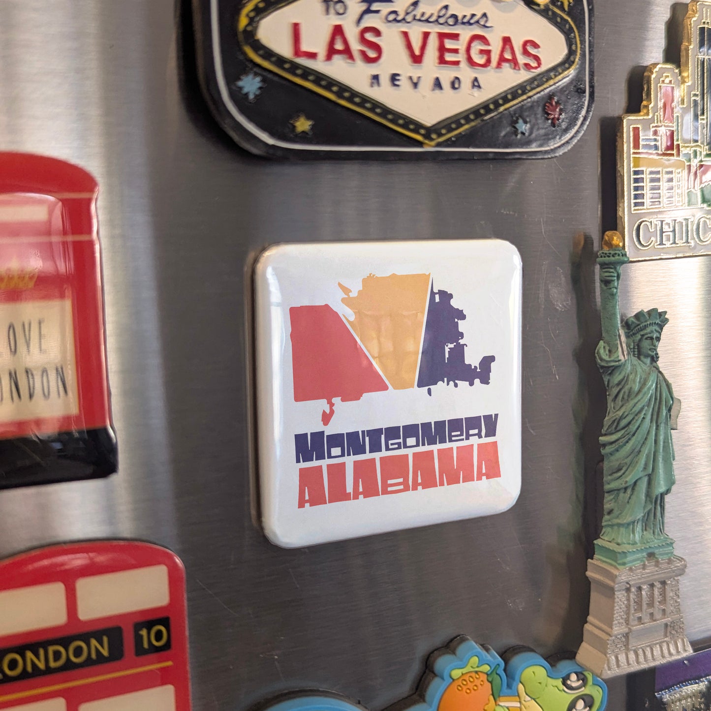 Montgomery Alabama Magnet | Where History Was Made | 2x2 | Made in Canada