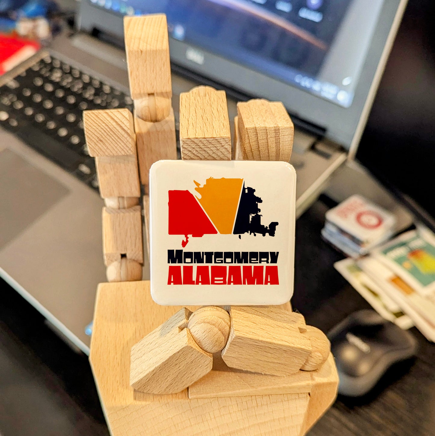 Montgomery Alabama Magnet | Where History Was Made | 2x2 | Made in Canada