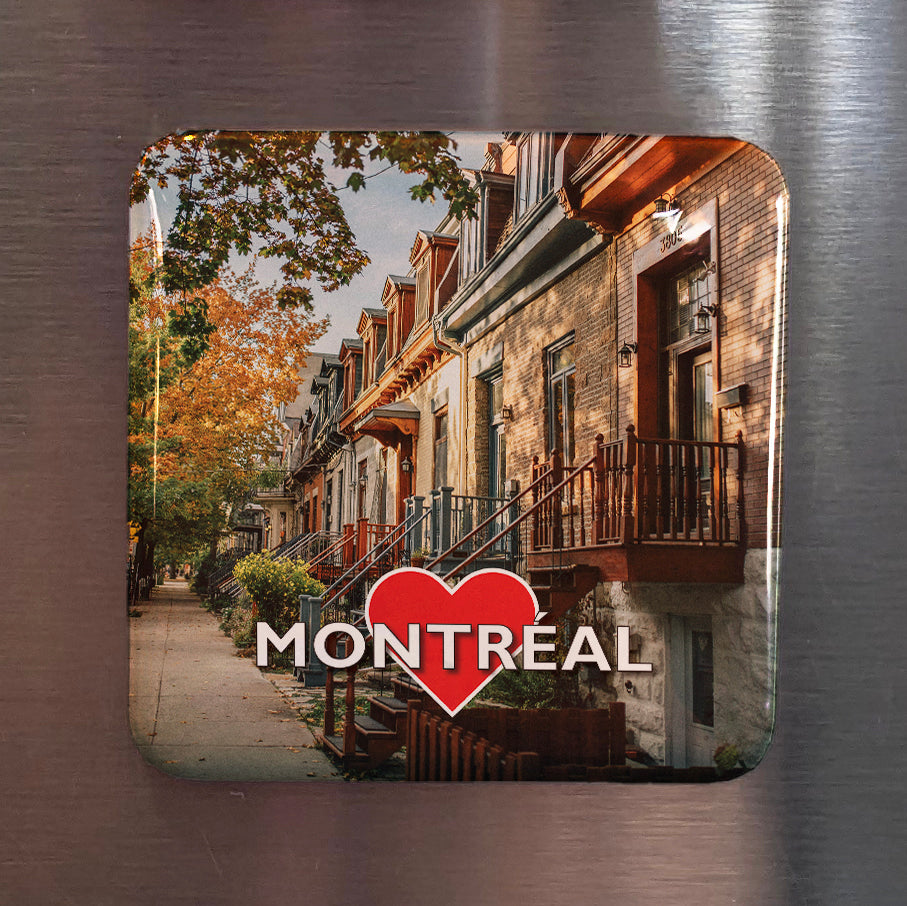 Montreal's Architecture Fridge Magnet - PhiloPerse