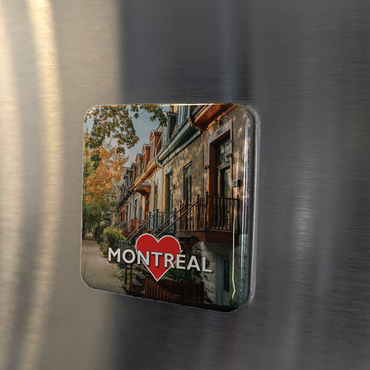 Montreal's Architecture Fridge Magnet - PhiloPerse