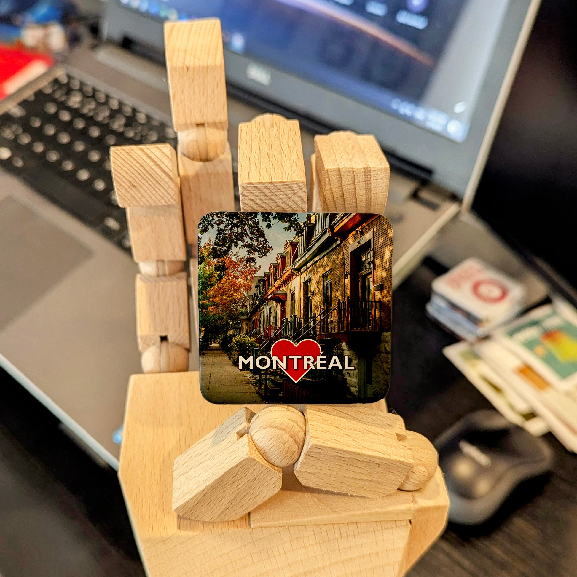 Montreal's Architecture Fridge Magnet - PhiloPerse