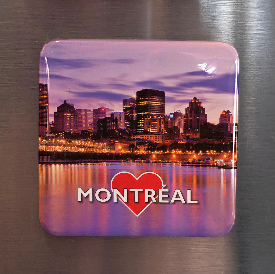 Montreal's Downtown V.1 Fridge Magnet - PhiloPerse