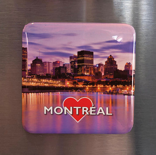 Montreal's Downtown V.1 Fridge Magnet - PhiloPerse
