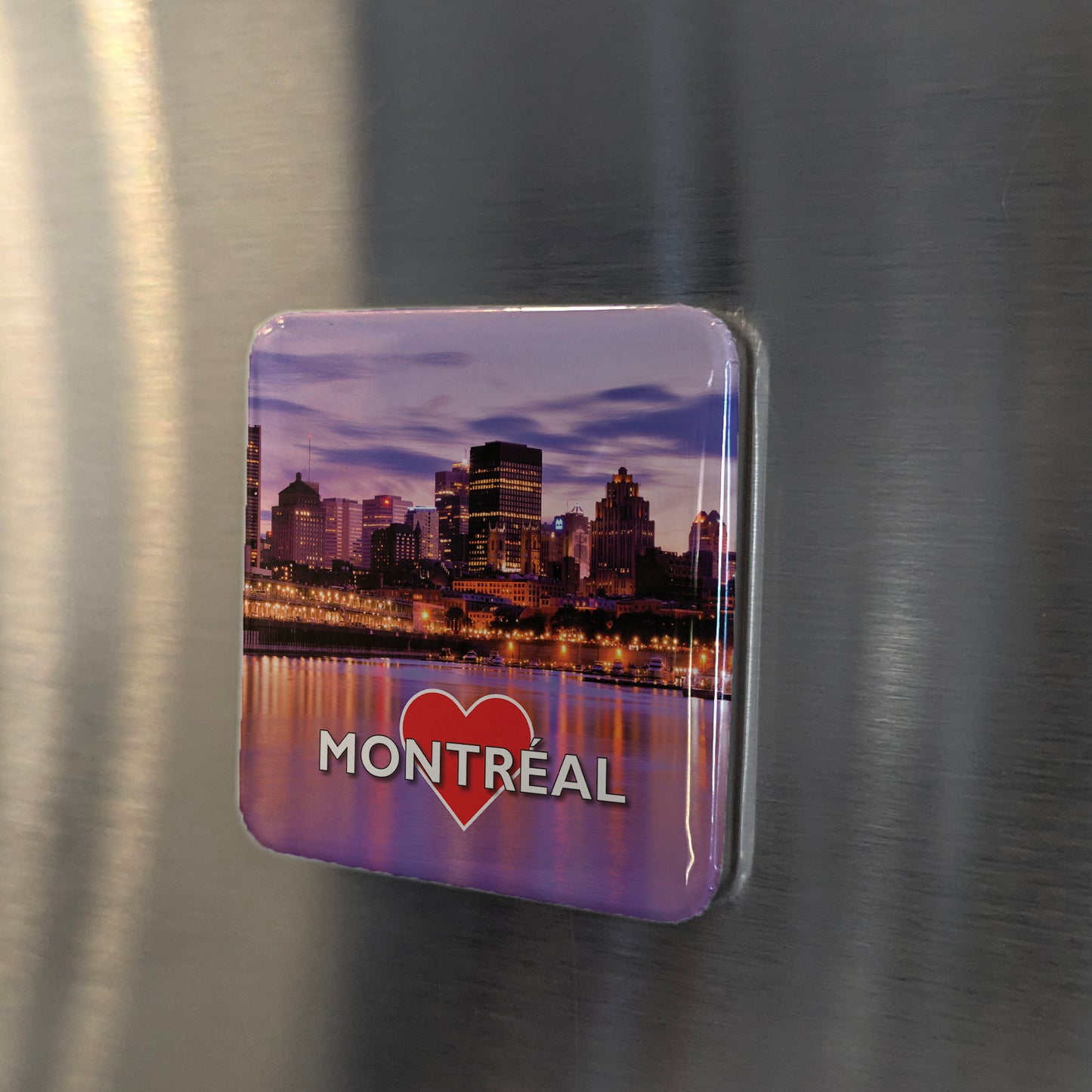 Montreal's Downtown V.1 Fridge Magnet - PhiloPerse