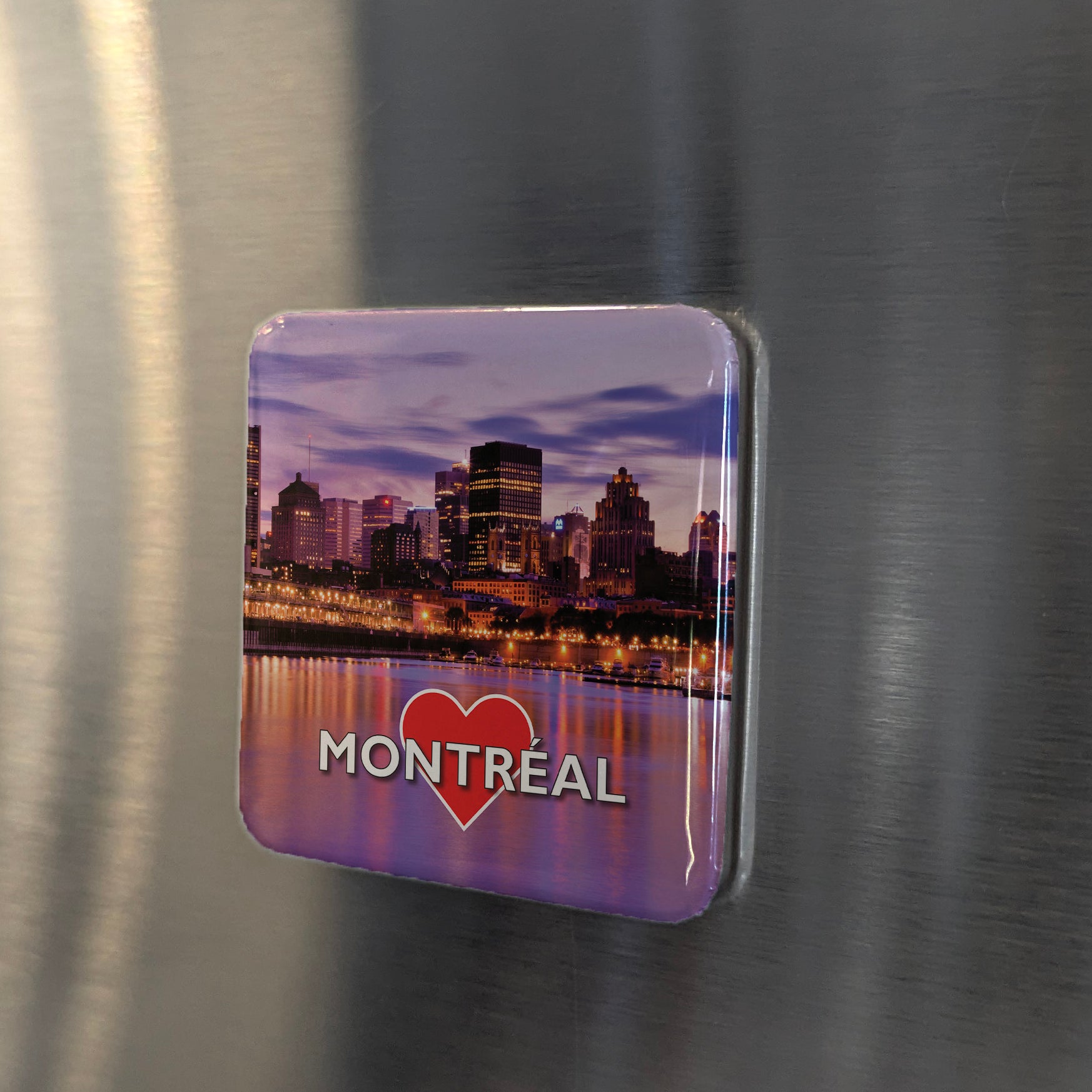 Montreal's Downtown V.1 Fridge Magnet - PhiloPerse