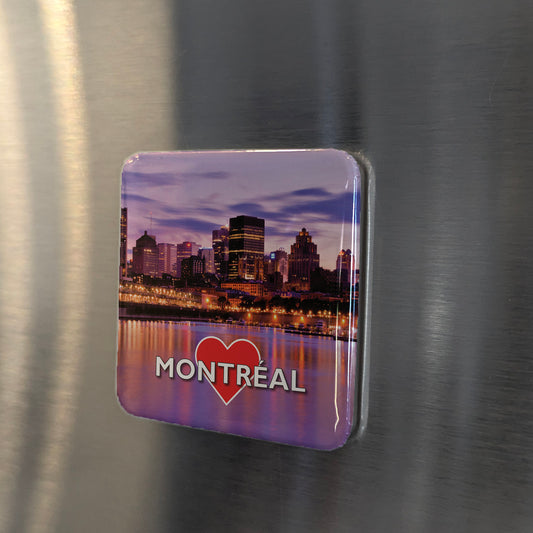 Montreal's Downtown V.1 Fridge Magnet - PhiloPerse