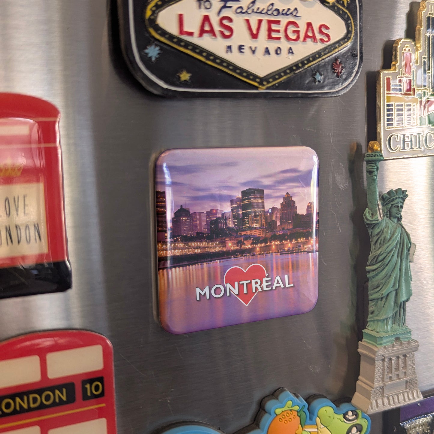 Montreal's Downtown V.1 Fridge Magnet - PhiloPerse