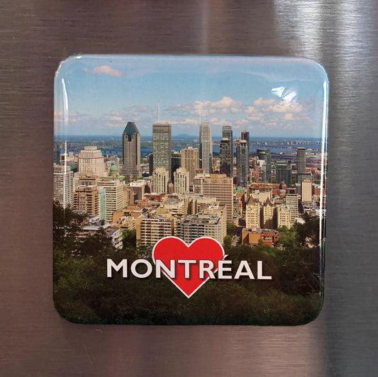 Montreal's Downtown V.2 Fridge Magnet - PhiloPerse