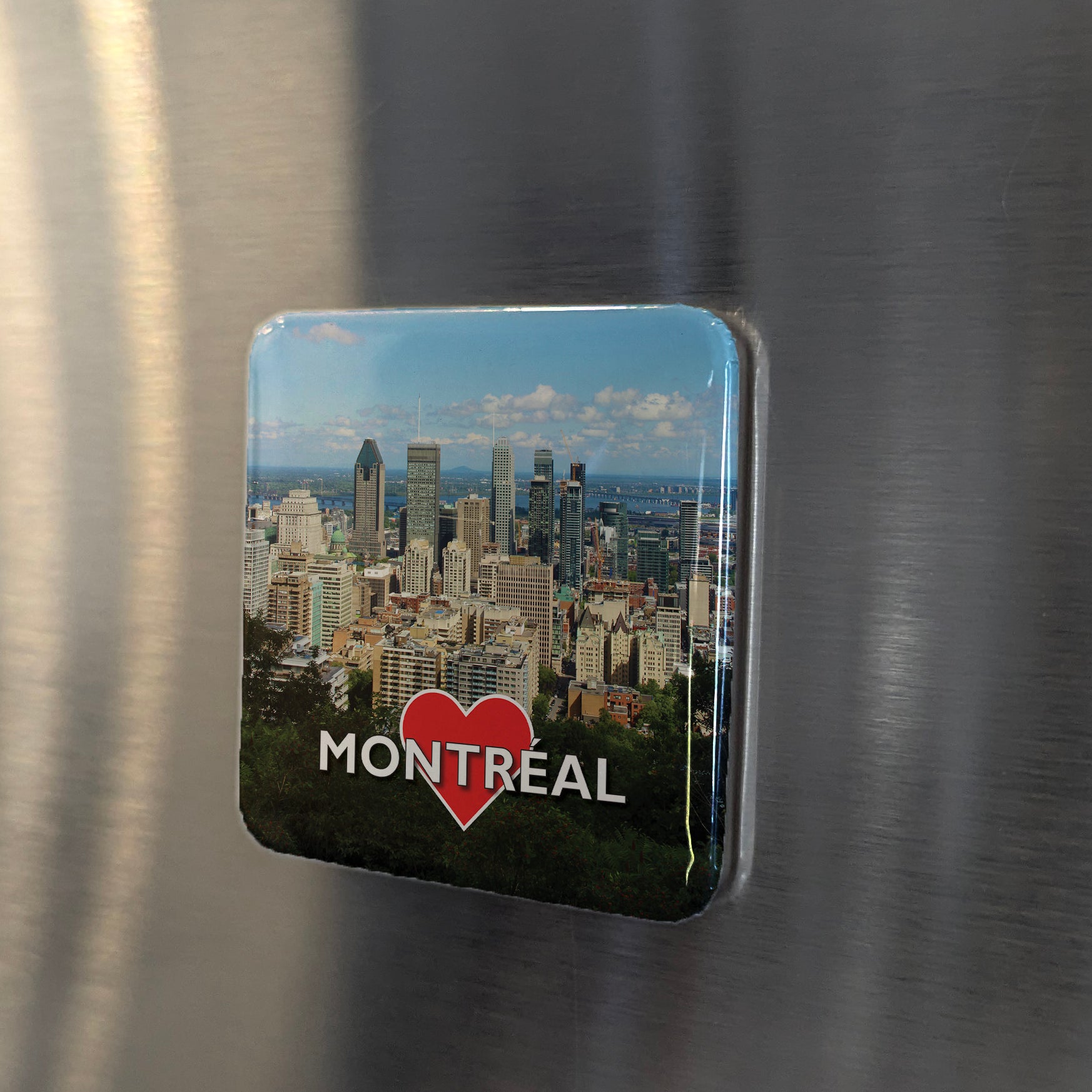 Montreal's Downtown V.2 Fridge Magnet - PhiloPerse