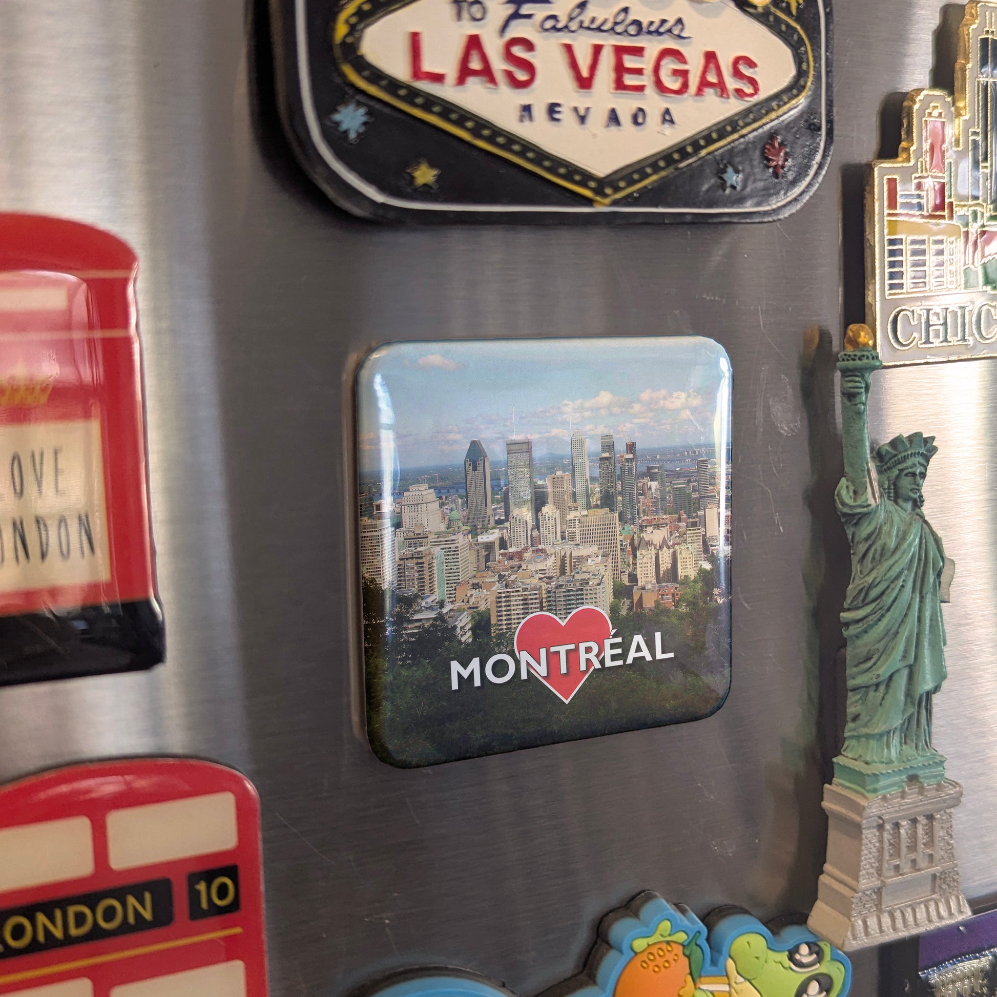 Montreal's Downtown V.2 Fridge Magnet - PhiloPerse