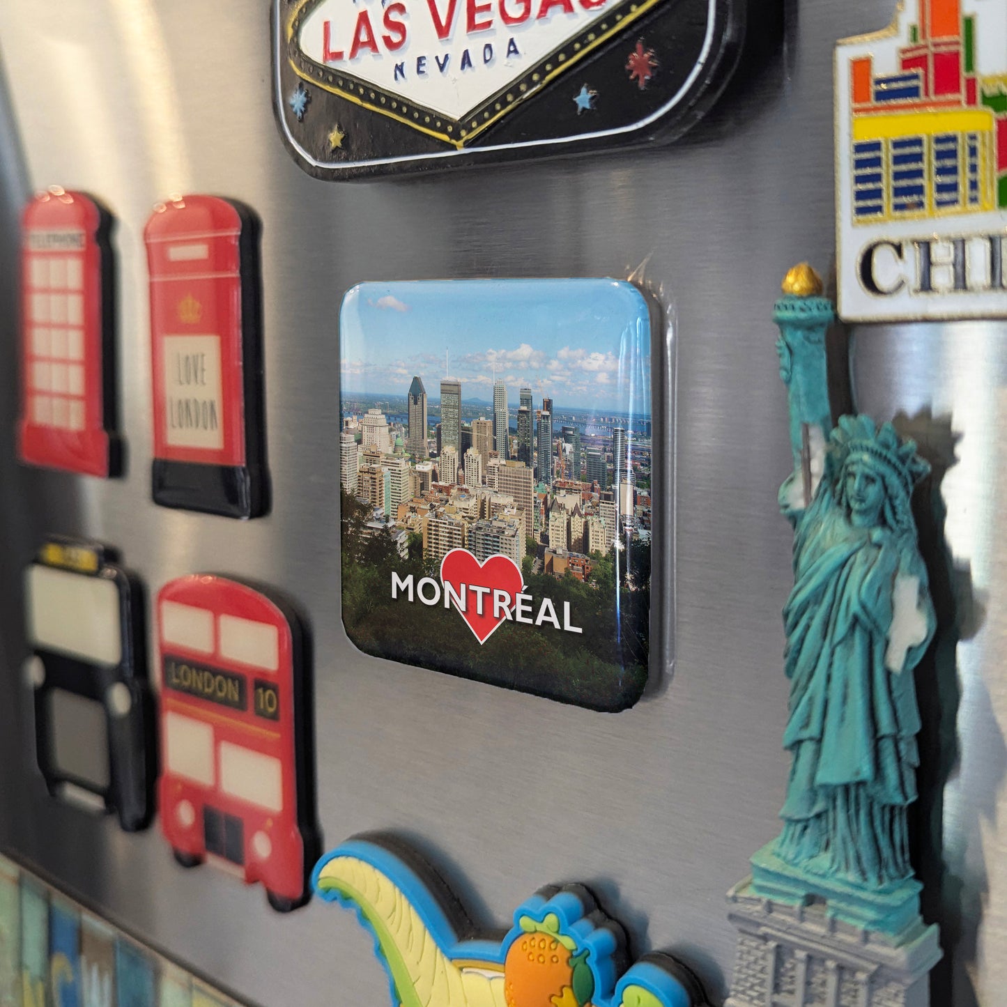 Montreal's Downtown V.2 Fridge Magnet - PhiloPerse