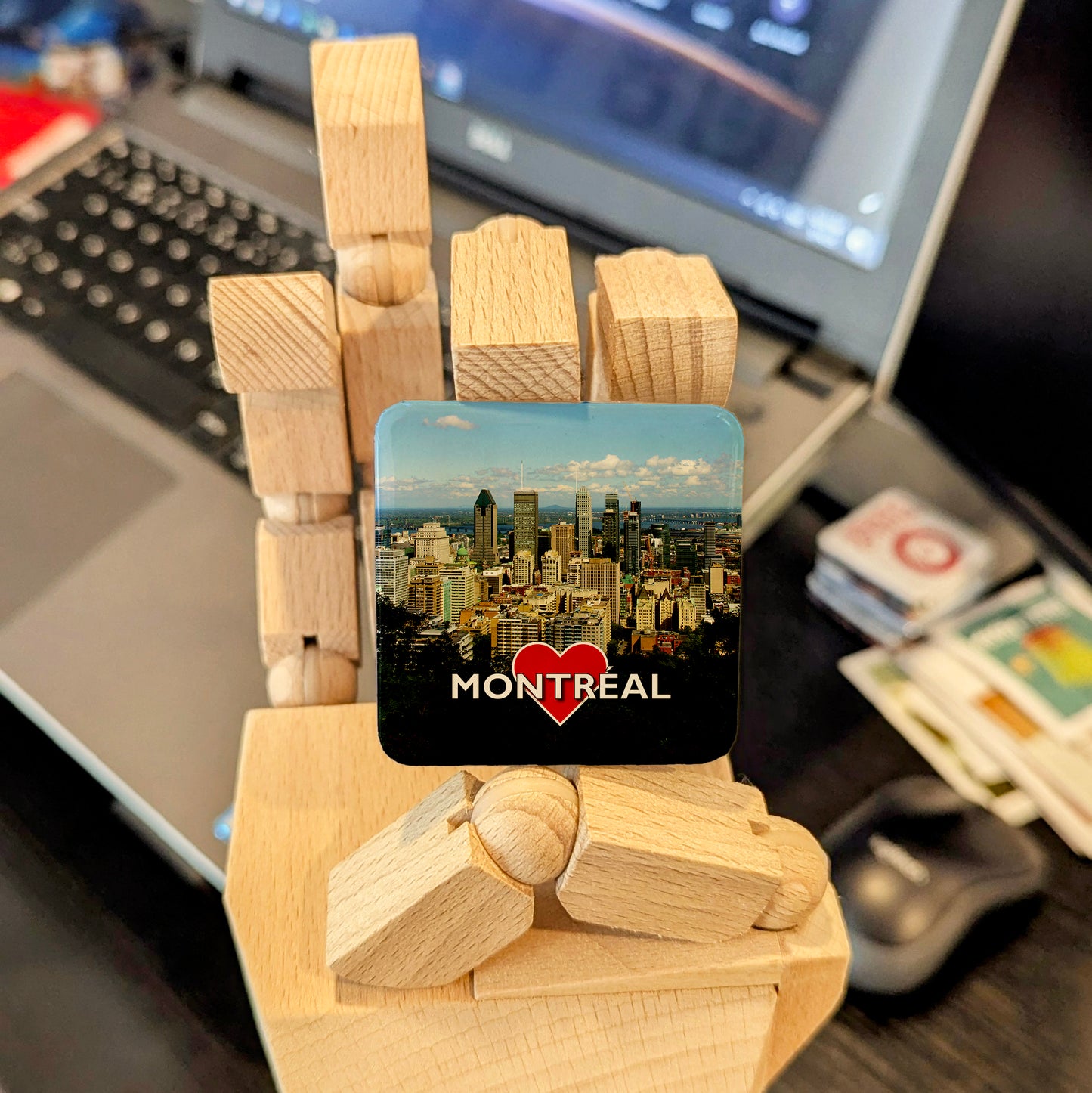 Montreal's Downtown V.2 Fridge Magnet - PhiloPerse