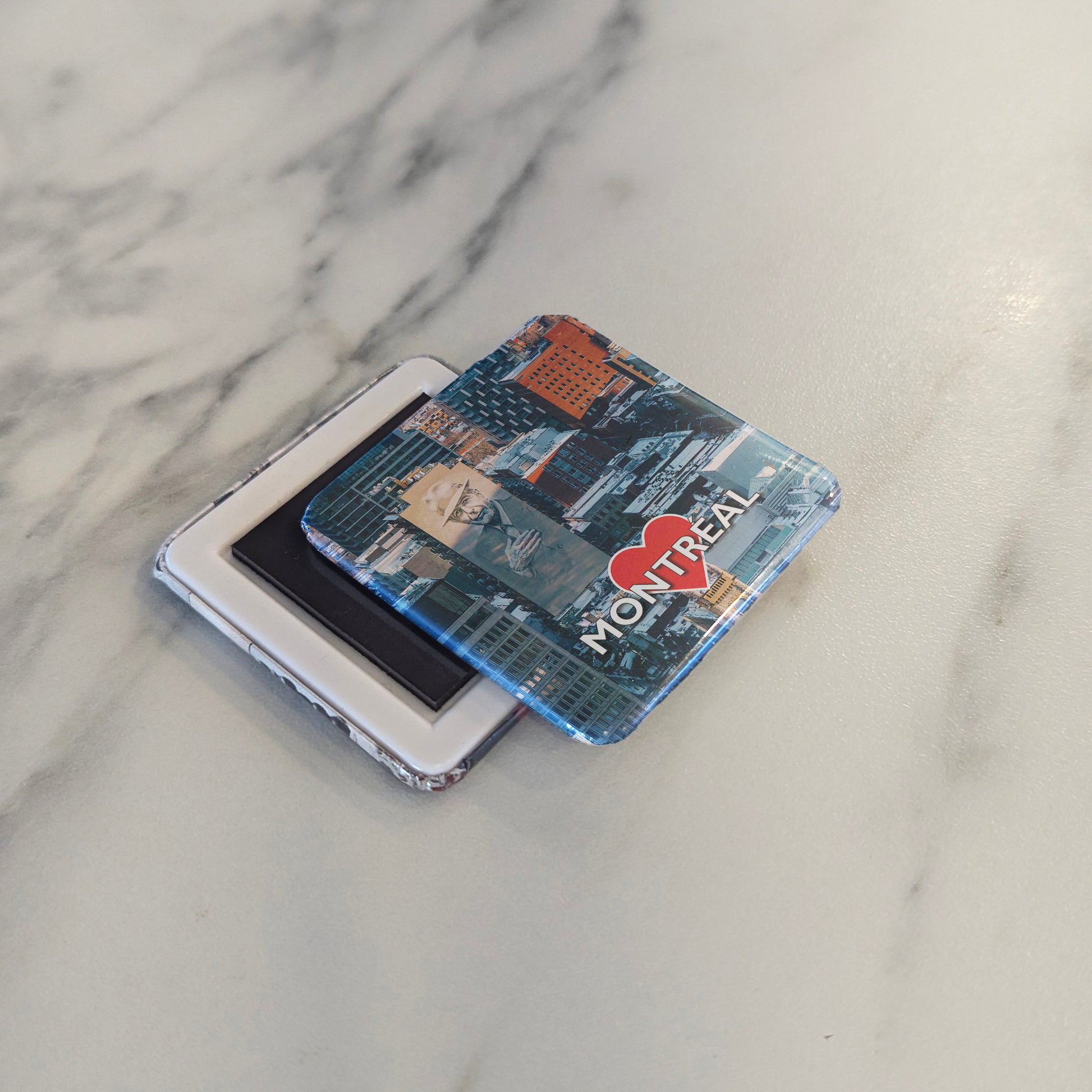 Montreal's Leonard Cohen Mural V.2 Fridge Magnet - PhiloPerse