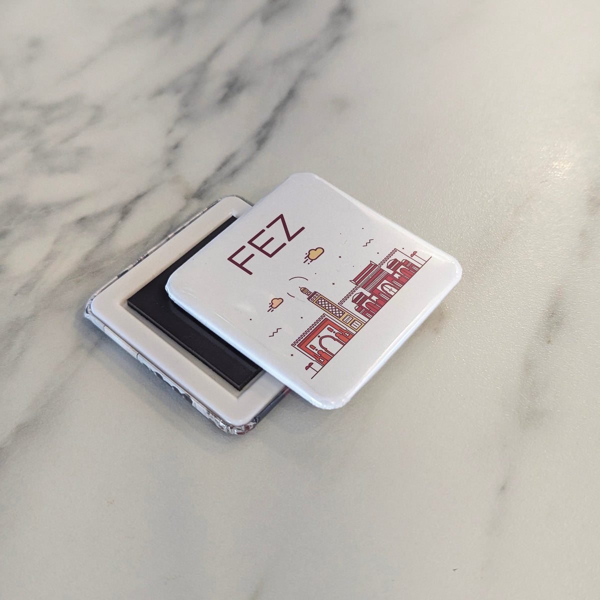 Fez Morocco Africa Magnet | Ancient Medina of the Maghreb | 2x2 | Made in Canada