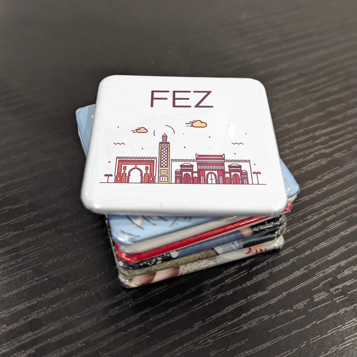 Fez Morocco Africa Magnet | Ancient Medina of the Maghreb | 2x2 | Made in Canada