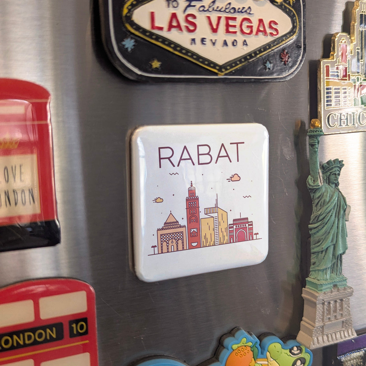 Rabat Morocco Africa Magnet | Royal Capital on the Atlantic | 2x2 | Made in Canada