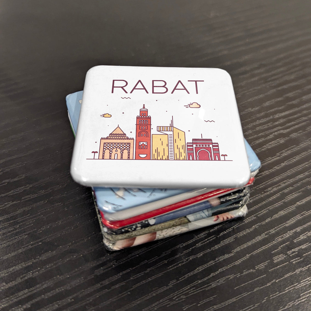 Rabat Morocco Africa Magnet | Royal Capital on the Atlantic | 2x2 | Made in Canada