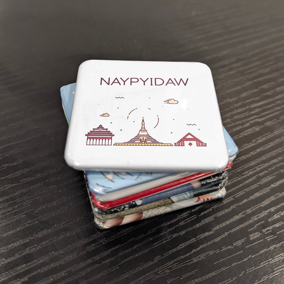 Naypyidaw Myanmar Asia Magnet | Purpose-Built Capital of the Golden Land | 2x2 | Made in Canada