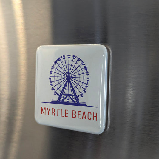 Myrtle Beach South Carolina Magnet | Grand Strand | 2×2 | Made in Canada - PhiloPerse