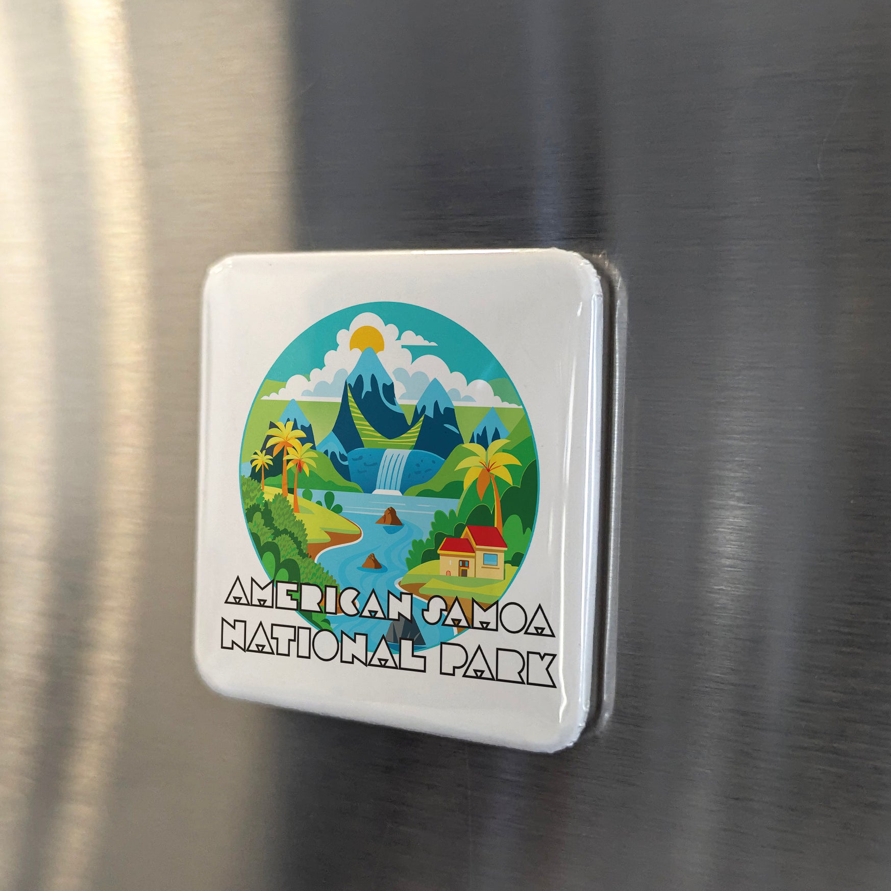 American Samoa National Park Fridge Magnet - PhiloPerse